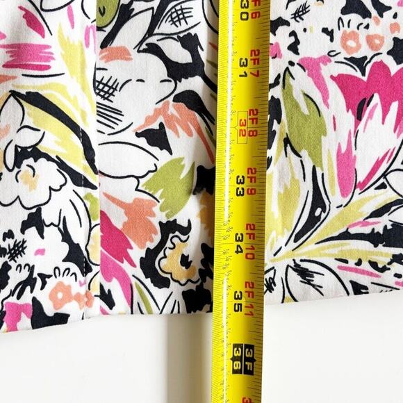 Kenar Jacket Women 8P Trench Coat Multicolor Floral Cotton Lined Bright Vibrant - Picture 10 of 12